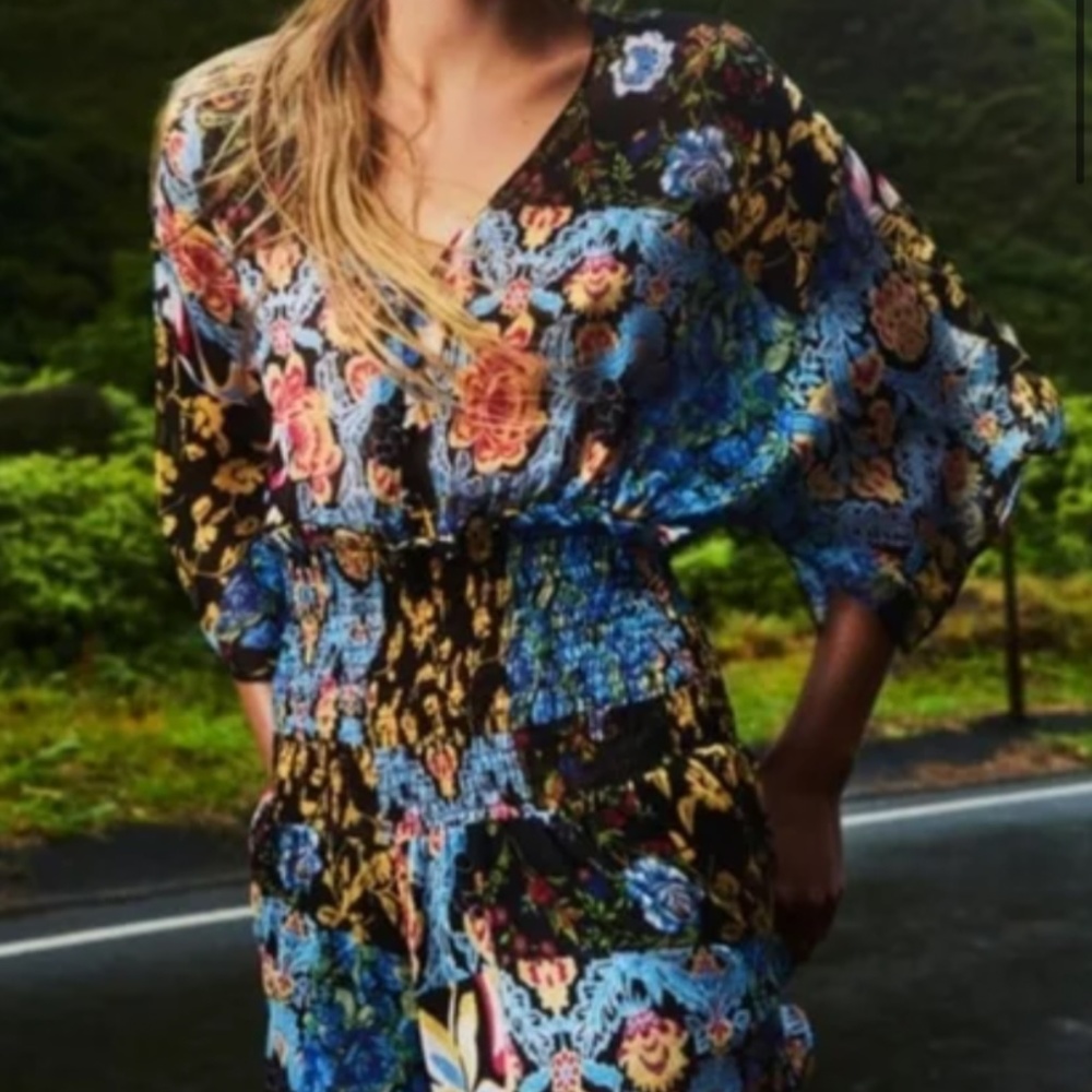 Zara floral romper